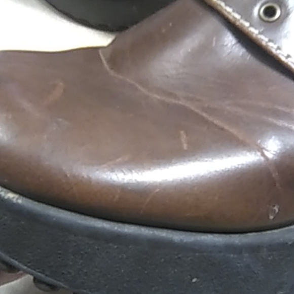 Fashion victim Brown cloge / mule shoes - Picture 11 of 13